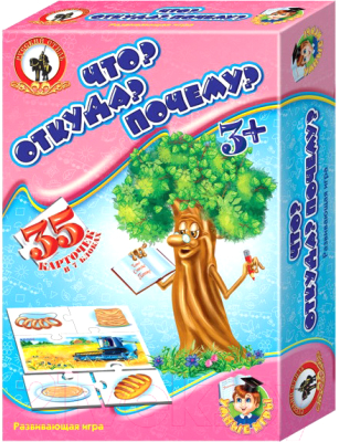 

Развивающая игра Русский стиль, Умные игры. Что Откуда Почему / 03967