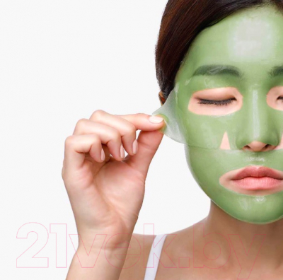 Набор масок для лица Petitfee Artichoke Soothing Hydrogel Face Mask (5шт)