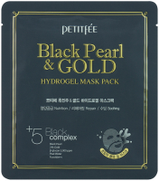 

Набор масок для лица Petitfee, Black Pearl & Gold Hydrogel Mask Pack