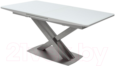 

Обеденный стол Дамавер, Carolina 160 White М-City / HT8053G160WHTMG