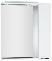 Шкаф с зеркалом для ванной Aquanet Гретта 90 / 173993 (венге/белый) - 