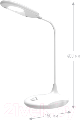 Настольная лампа Ultraflash UF-711 С01 / 13779 (белый)