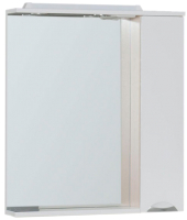 Шкаф с зеркалом для ванной Aquanet Гретта 75 / 173986 (светлый дуб/белый) - 