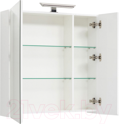 Шкаф с зеркалом для ванной Aquanet Йорк 70 / 202088