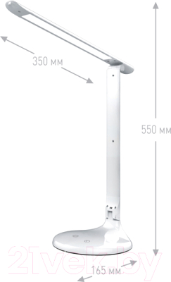 Настольная лампа Ultraflash UF-715 С01 / 13786 (белый)