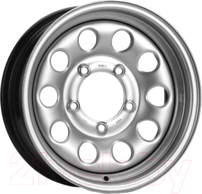 

Штампованный диск Trebl, 8665 15x5.5" 5x139.7мм DIA 108.5мм ET 5мм Silver
