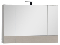 Шкаф с зеркалом для ванной Aquanet Нота 100 / 158859 (светлый дуб камерино) - 