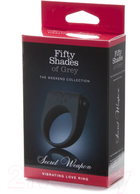 Виброкольцо Fifty Shades of Grey Secret Weapon / 49008 (серый)