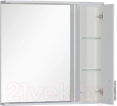 Шкаф с зеркалом для ванной Aquanet Паллада 90 / 175315