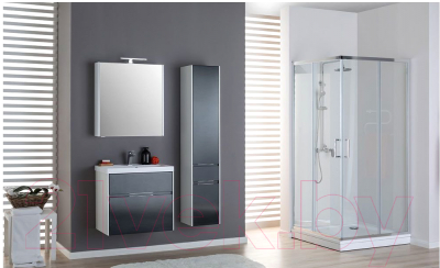 Шкаф с зеркалом для ванной Aquanet Латина 70 / 179997