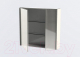 Миниатюра изображения товара Шкаф с зеркалом для ванной Aquanet Латина 80 / 179635