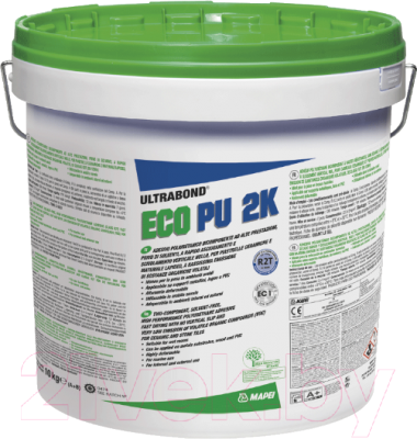 Клей Mapei Ultrabond Eco PU 2K (10кг, белый)