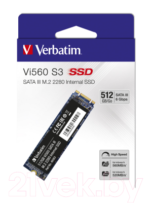 SSD диск Verbatim Vi560 S3 M.2 512GB (49363)