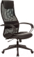 Кресло офисное Бюрократ CH-608 TW-01 TW-11 (сетка черный/искусственная кожа) - 