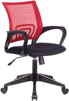 Кресло офисное Бюрократ CH-695N/R/TW-11 (сетка красный/черный, TW-35N/TW-11) - 