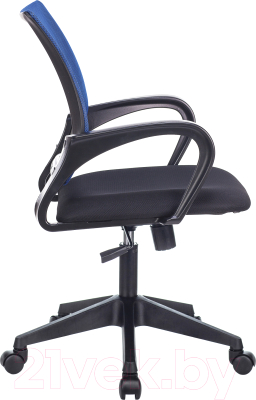 Кресло офисное Бюрократ CH-695N/BL/TW-11 (сетка синий/черный, TW-05/TW-11)