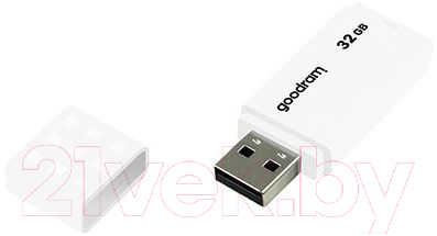 Usb flash накопитель Goodram UME2 32GB White (UME2-0320W0R11)