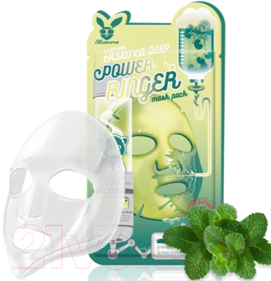 Набор масок для лица Elizavecca Centella Asiatica Deep Power Ringer Mask Pack тканевые (10шт)