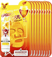 Набор масок для лица Elizavecca Honey Deep Power Ringer Mask Pack тканевые (10шт) - 