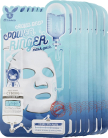 Набор масок для лица Elizavecca Aqua Deep Power Ringer Mask Pack тканевые (10шт) - 