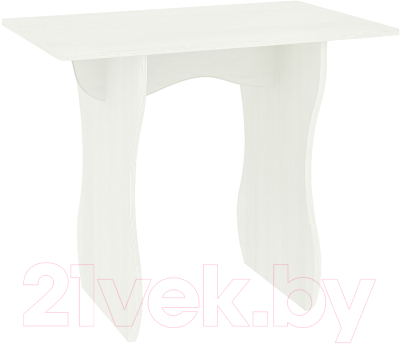 Обеденный стол Кортекс-мебель Сиеста 90x60 (белый)