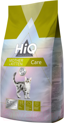 Сухой корм для кошек HiQ Kitten & Mother Care с мясом птицы / 45902 (1.8г)