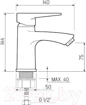 Смеситель РМС SL141-001F