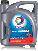 Моторное масло Total Rubia TIR 8600 10W40 (5л)