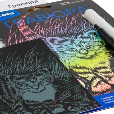 Изображение товара Гравюра Lori Классика Маленький котенок / Гр-565