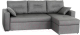 Диван угловой Мебель-Парк Торонто 1 Evolution 16 Grey рогожка (серый) - 
