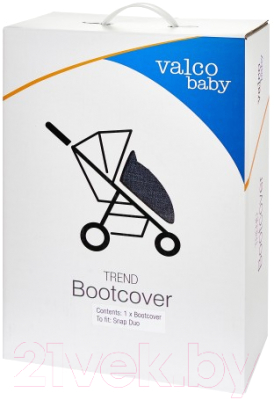Накидка на ножки для коляски Valco Baby Boot Cover Snap Duo Trend (Denim)
