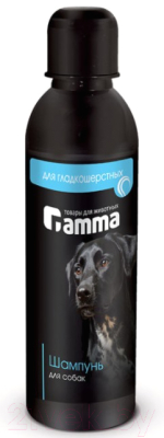 Шампунь для животных Gamma Для гладкошерстных собак / 10592001 (250мл)