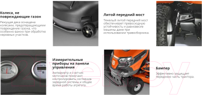 Минитрактор Husqvarna TC 242TX (960 51 01-93)