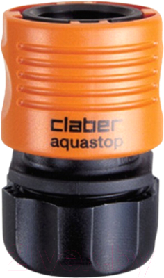 Соединитель для шланга Claber Aquastop 1/2” (8602)