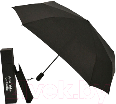 Зонт складной Ame Yoke ОК60-В (черный)