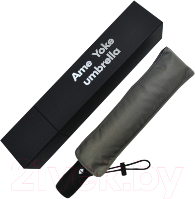 Зонт складной Ame Yoke ОК60-В (серый)