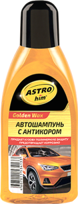 Изображение товара Автошампунь ASTROhim Golden Wax с антикором / AC-306 (500мл)