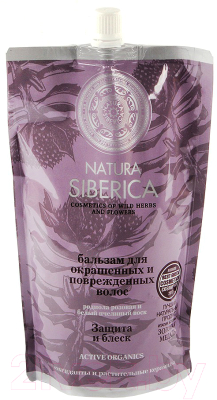 Бальзам для волос Natura Siberica Защита и блеск для окрашеных и поврежденных волос (500мл)