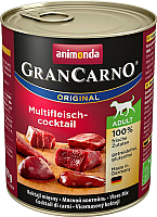 Влажный корм для собак Animonda GranCarno Original мясной коктейль (800г) - 