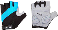 Велоперчатки STG Х66457-М (M, черный/голубой) - 