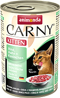 

Корм для кошек Animonda, Carny Kitten с говядиной, курицей и кроликом