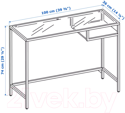 Письменный стол Ikea Витше 703.850.18