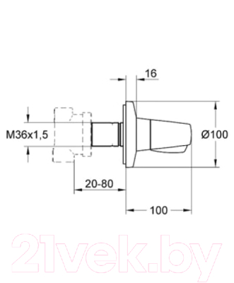 Переключатель потоков воды GROHE Chiara 19906000