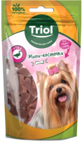 Лакомство для собак Triol Мини-косточки из утки для мини-собак / 10171033 (50г) - 