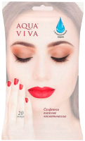 

Салфетки для снятия макияжа Aqua Viva, Влажные