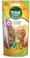 

Лакомство для кошек Triol, Лакомые кусочки из утки / 20171016