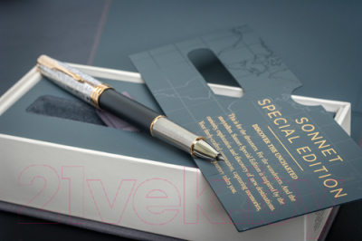 Ручка-роллер имиджевая Parker Sonnet SE Impression Matte Black GT 2054836
