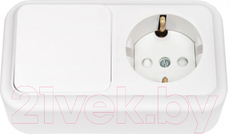 

Блок выключатель+розетка Bylectrica, Пралеска В-РЦ-577