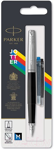 Ручка перьевая имиджевая Parker Jotter Originals Black CT 2096430