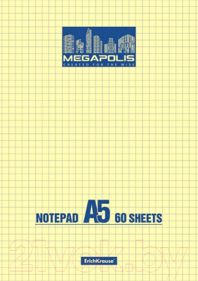 

Блокнот Erich Krause, Megapolis. Yellow Concept / 26516